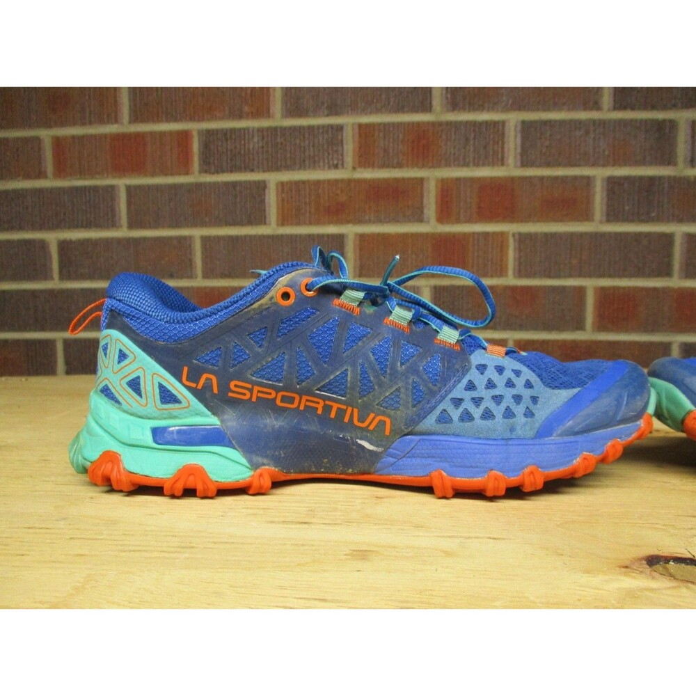 La Sportiva Womens Bushido II 2037-C Blue Green Hiking Shoes Sneakers Size 9.5 - Picture 12 of 16